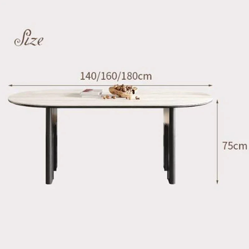Nordic Wooden Dining Tables Living Room Marble Modern Dining Tables Kitchen Italian Design Home Furniture Tavolo Pranzo LLDT