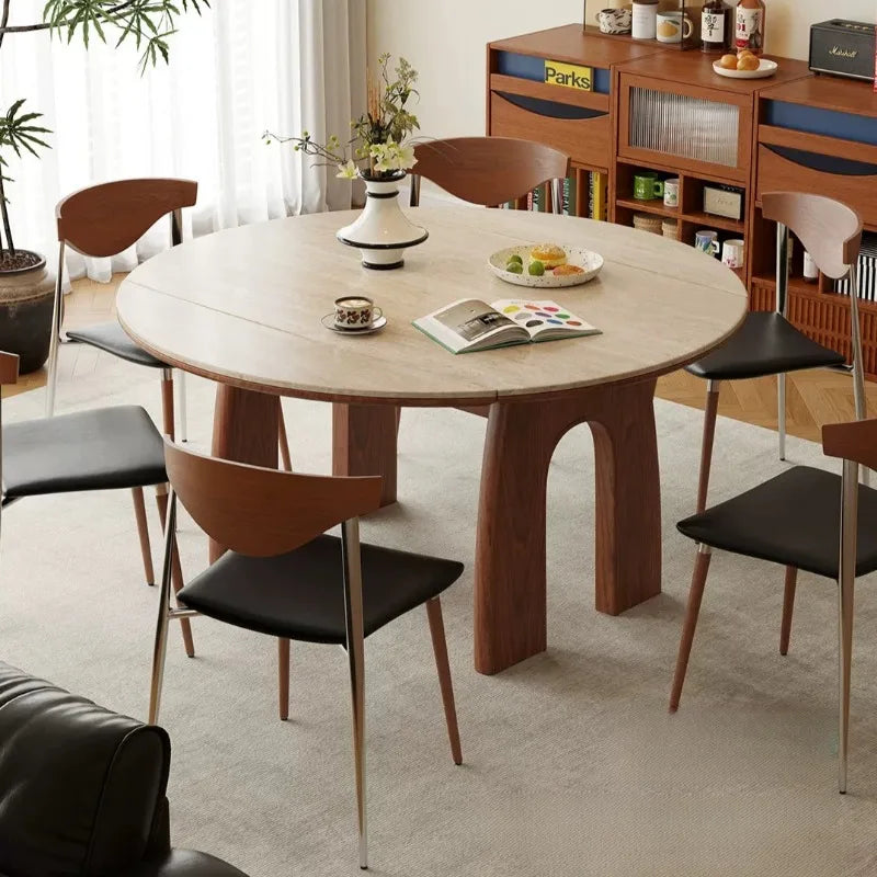 Modern Luxury Dining Table Living Organiser Luxury Games Dining Table Round Minimalist Multifunctional Dining Room Furniture