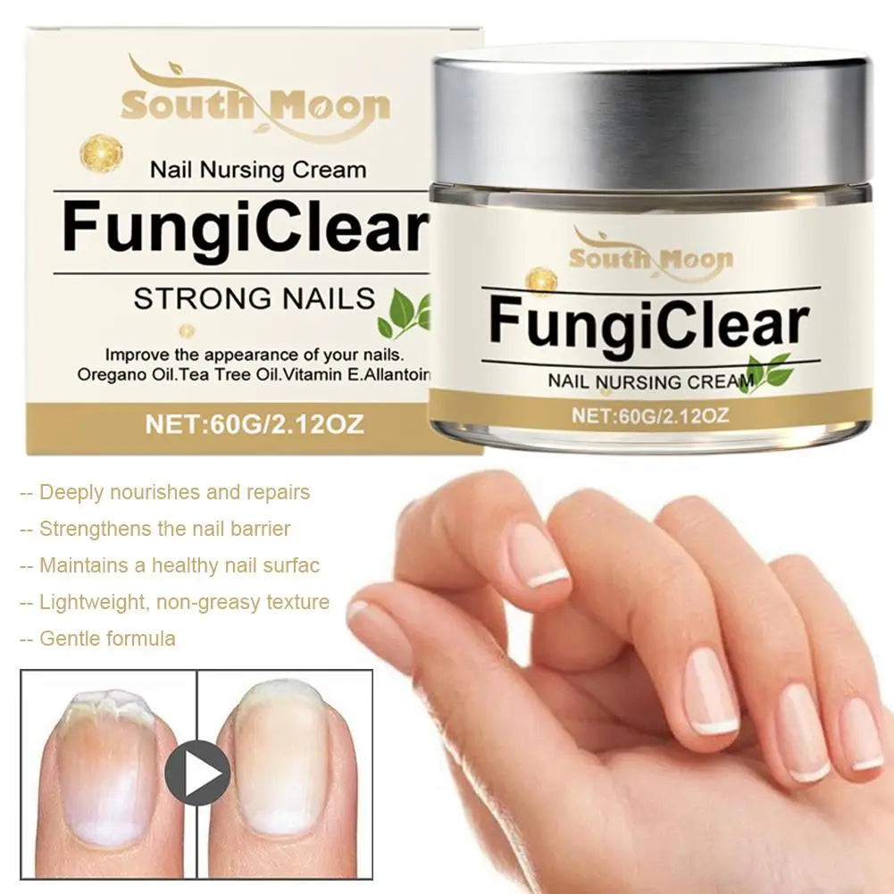Nail Nursing Cream Fungi Clear Improve Nails Appearance Oregano Oil Tea Tree Oil Vitamin E Nail Daily Care Cream