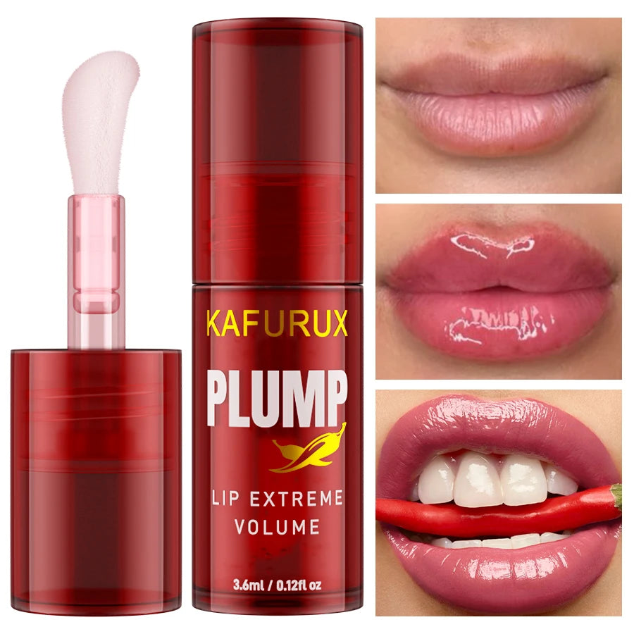 1/2PCS Lip Plump Long Lasting Lip Oil Moisturizing Lip Gloss Serum Instant Volumising Essence Oil Repair Lip Fine Lines Increase