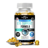 Lutein and Zeaxanthin Capsules in a bottle by DAITEA, eye health supplement for healthy vision and support.