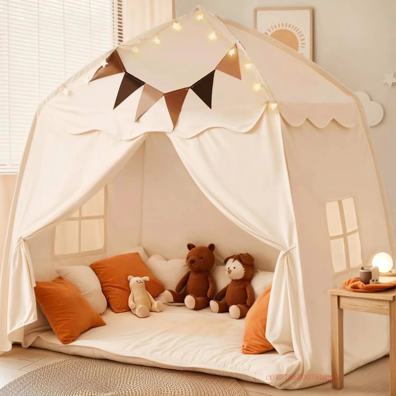Bed Tent for Kid Child Toys Tents Kids Play Tent Bed Canopy Privacy Space Sleeping Drafty Room Dream Tents Indoor Play Tent