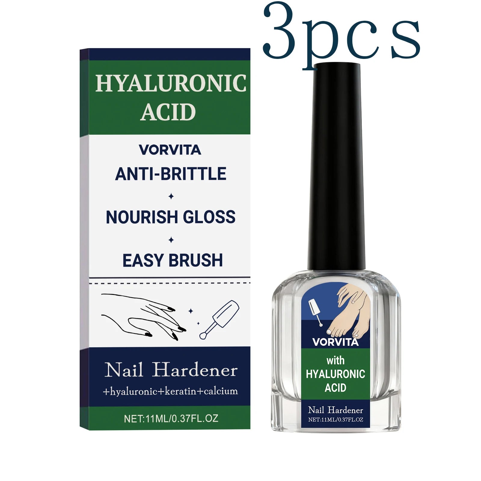 Nail Care Serum Gentle Moisturizing Nourishing for Hands & Feet Nails Daily Care Shiny Smooth Healthy Nail Surface