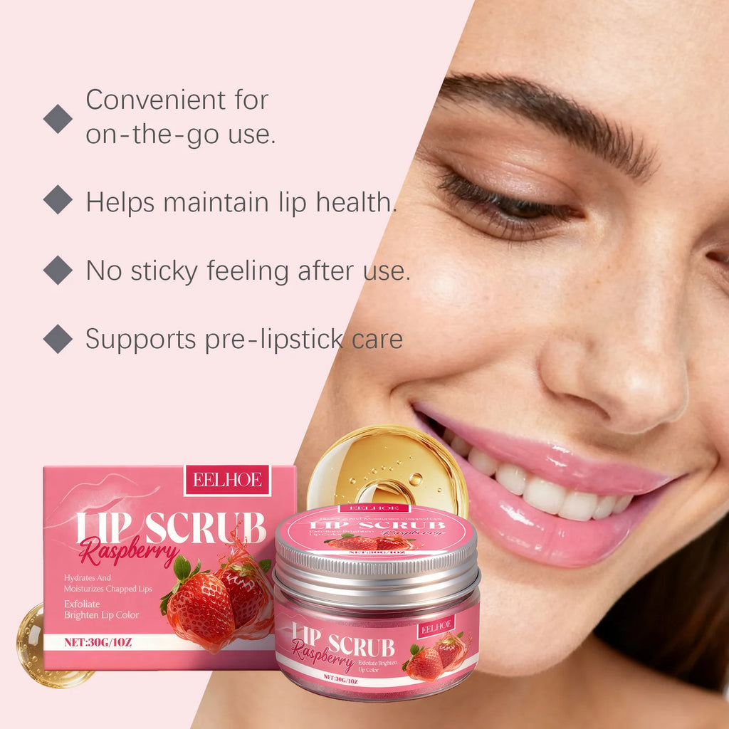 Lip Scrub for Daily Moisturizing, Naturally Plump and Radiant, Soft and Supple Lip Skin That Is Hydrated and Non Sticky