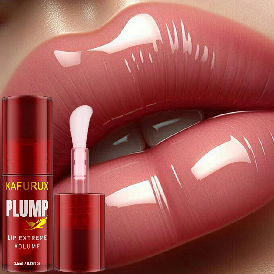 1/2PCS Lip Plump Long Lasting Lip Oil Moisturizing Lip Gloss Serum Instant Volumising Essence Oil Repair Lip Fine Lines Increase