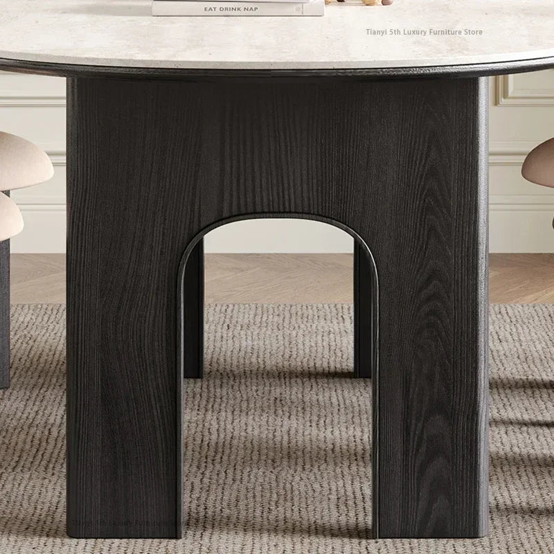 Nordic Wooden Dining Tables Living Room Marble Modern Dining Tables Kitchen Italian Design Home Furniture Tavolo Pranzo LLDT