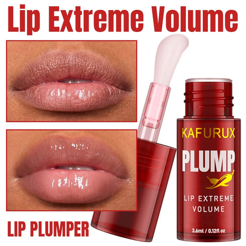 1/2PCS Lip Plump Long Lasting Lip Oil Moisturizing Lip Gloss Serum Instant Volumising Essence Oil Repair Lip Fine Lines Increase
