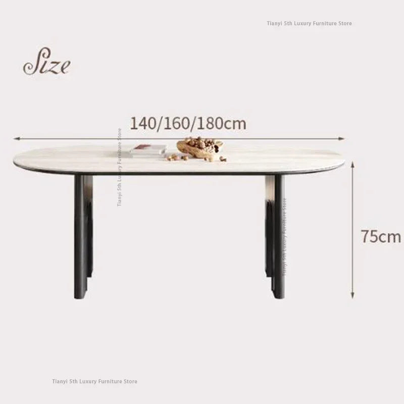 Nordic Wooden Dining Tables Living Room Marble Modern Dining Tables Kitchen Italian Design Home Furniture Tavolo Pranzo LLDT