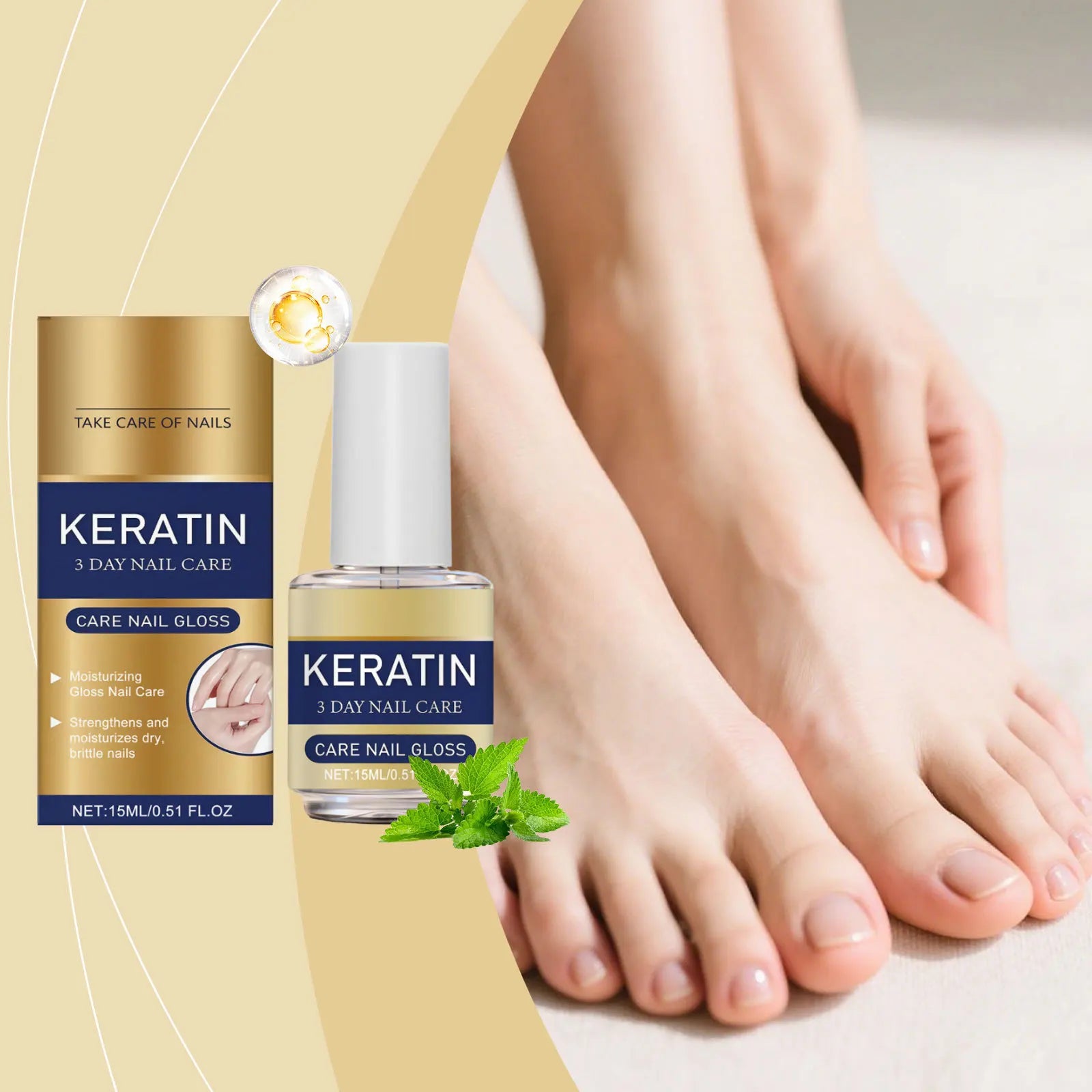 Nails Essence Improve Dry Brittle Nails Lasting Anti-Chipping Strengthen Weak Damaged Nails Brighten Nail Nourishing Nail Care
