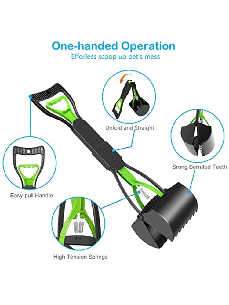 Pet Cleaning Toilet With Sturdy Springs High-quality Materials Easy To Use Picking Up Grass Dirt Gravel Convenient Carry