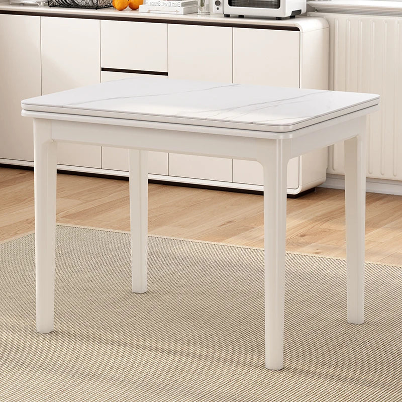 Delicacy Unique Desk Premium Luxury Nordic Design Dining Table Elegant Trendy Tavolo Di Pranzo Allungabile Dining Room Furniture