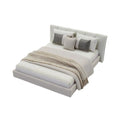 Bedroom Miniature Double Bed And Beddings New Cream Style Miniature Furniture Decoration