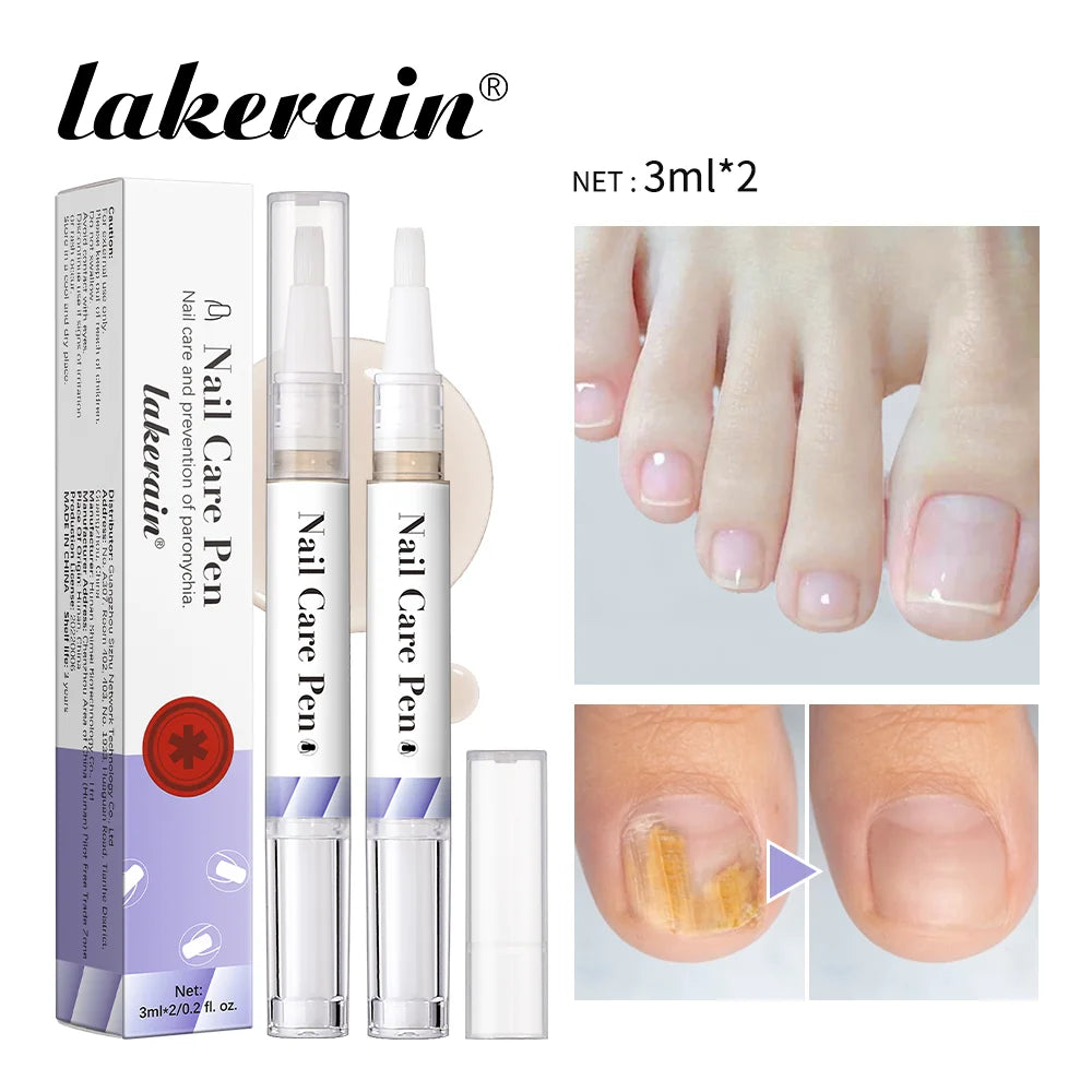 Nail Care Pen Nourish and Moisturize Nails Prevent Fungal Infections Improve Appearance Flat Brush Head Design Daily Nail Care