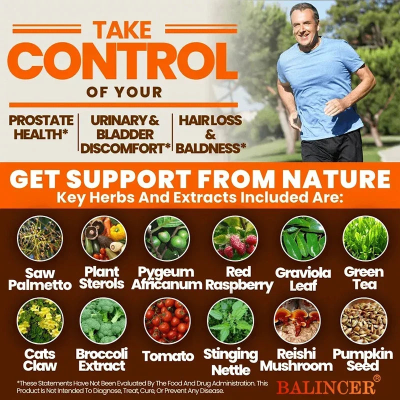 Prostate Supplements for Men - Men's Health Supplements for Prostate Health, Hair, Urinary Health, Bladder and Urinary Issues