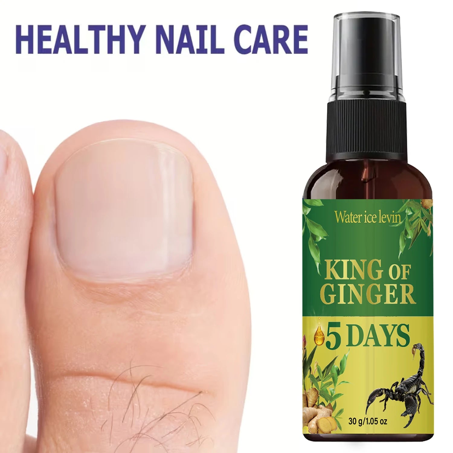 Nail Care Spray, Nourishing & Strengthening with Collagen & Hyaluronic Acid for Healthy Nails