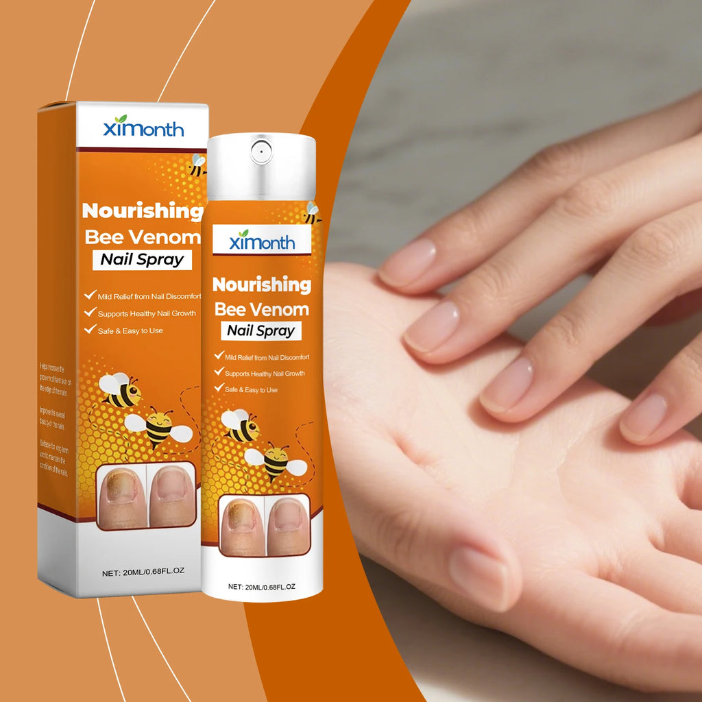 Nail Nourishing Spray Gentle Care for Hands and Feet, Strengthens Nails, Moisturizes, and Softens Cuticles