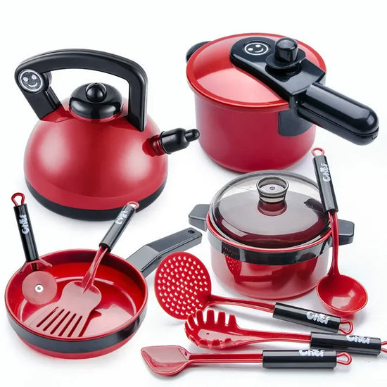 Kitchen Toys Set For Kids Girl Cooking Baby Cutting Fruit Cooking Kitchen Utensils Children&