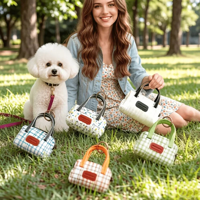 pet poop bag,  portable bag, a small pocket for pet snacks, a pet training reward distribution bag, small handbag