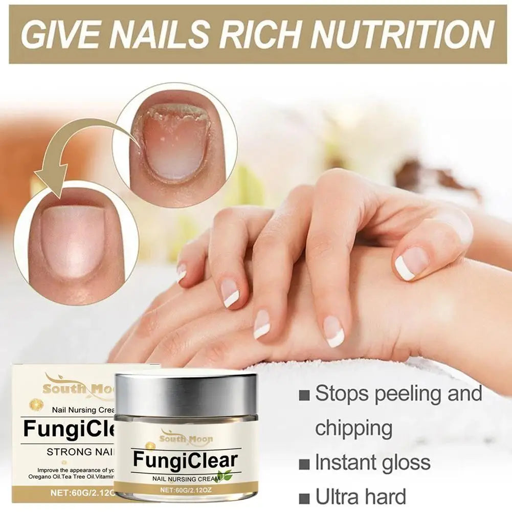 Nail Nursing Cream Fungi Clear Improve Nails Appearance Oregano Oil Tea Tree Oil Vitamin E Nail Daily Care Cream