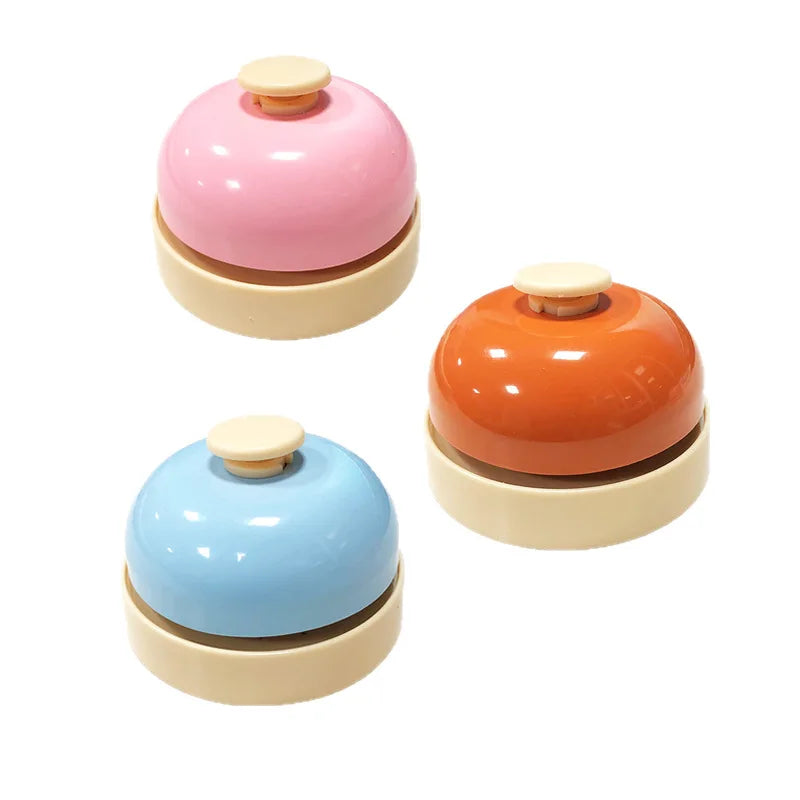 Pet Table Call Bell Toy Interactive Pet Training Toys Cat Kitten Call Bell Hand Press Puppy Food Reminder Feeding Bells