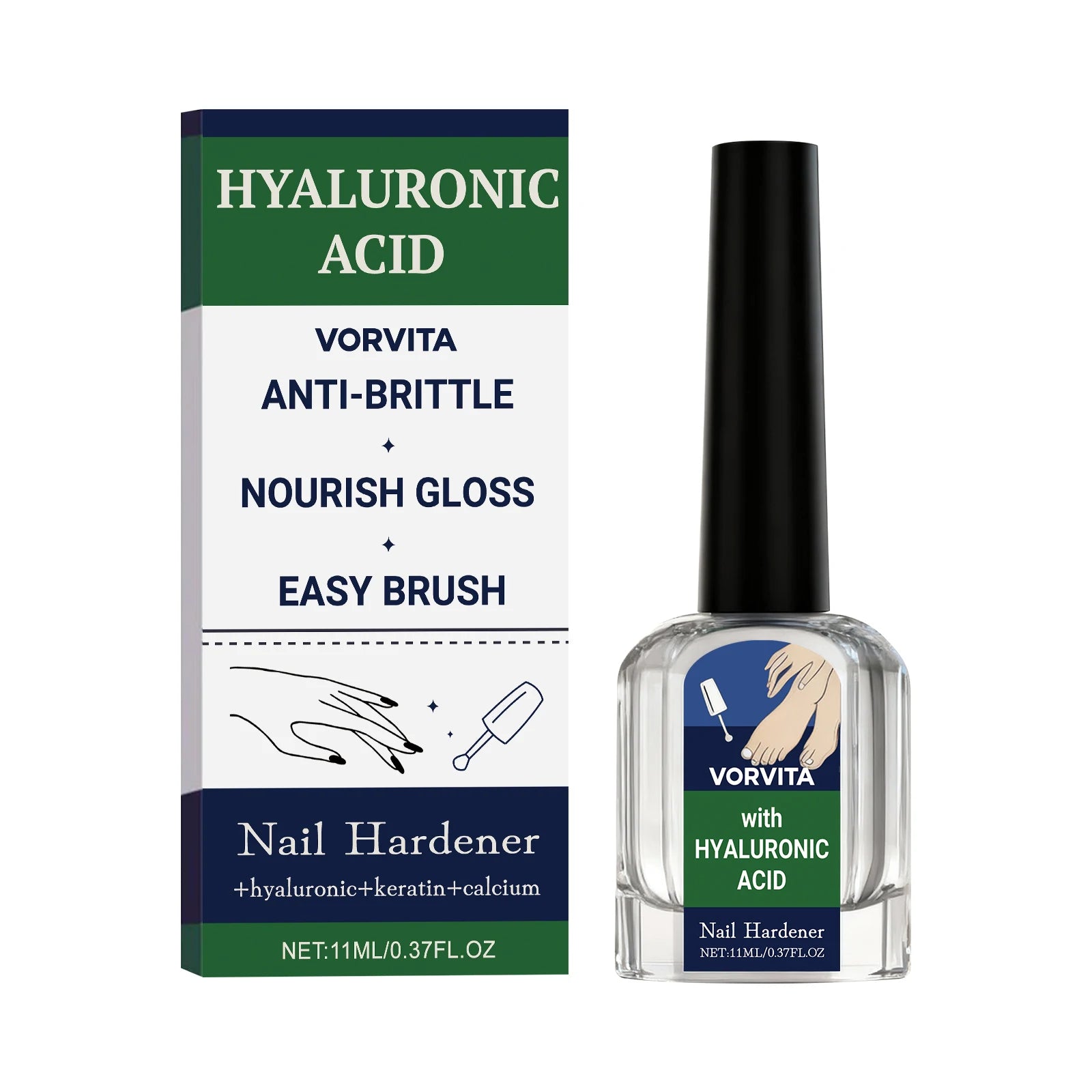 Nail Care Serum Gentle Moisturizing Nourishing for Hands & Feet Nails Daily Care Shiny Smooth Healthy Nail Surface