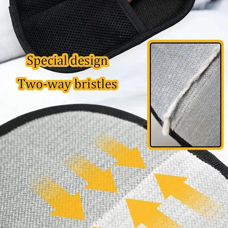 Pet Hair Removal Tool Reusable Static Removal Gloves, Double-Sided Grooming Gloves for Pets, Removes Pet Fur Hair for Carpets