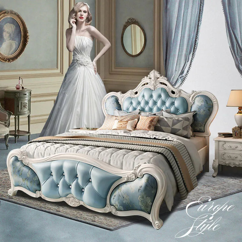 Replica European Bed Japanese Sleeping Postmodern Skincare Princess Bed Bedroom Service Lazy Reception Muebles Room Furniture