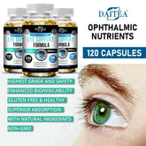 Lutein and Zeaxanthin Capsules in a bottle by DAITEA, eye health supplement for healthy vision and support.