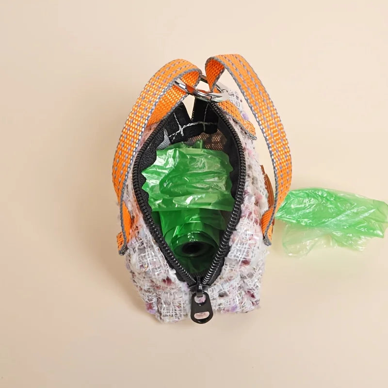 pet poop bag,  portable bag, a small pocket for pet snacks, a pet training reward distribution bag, small handbag