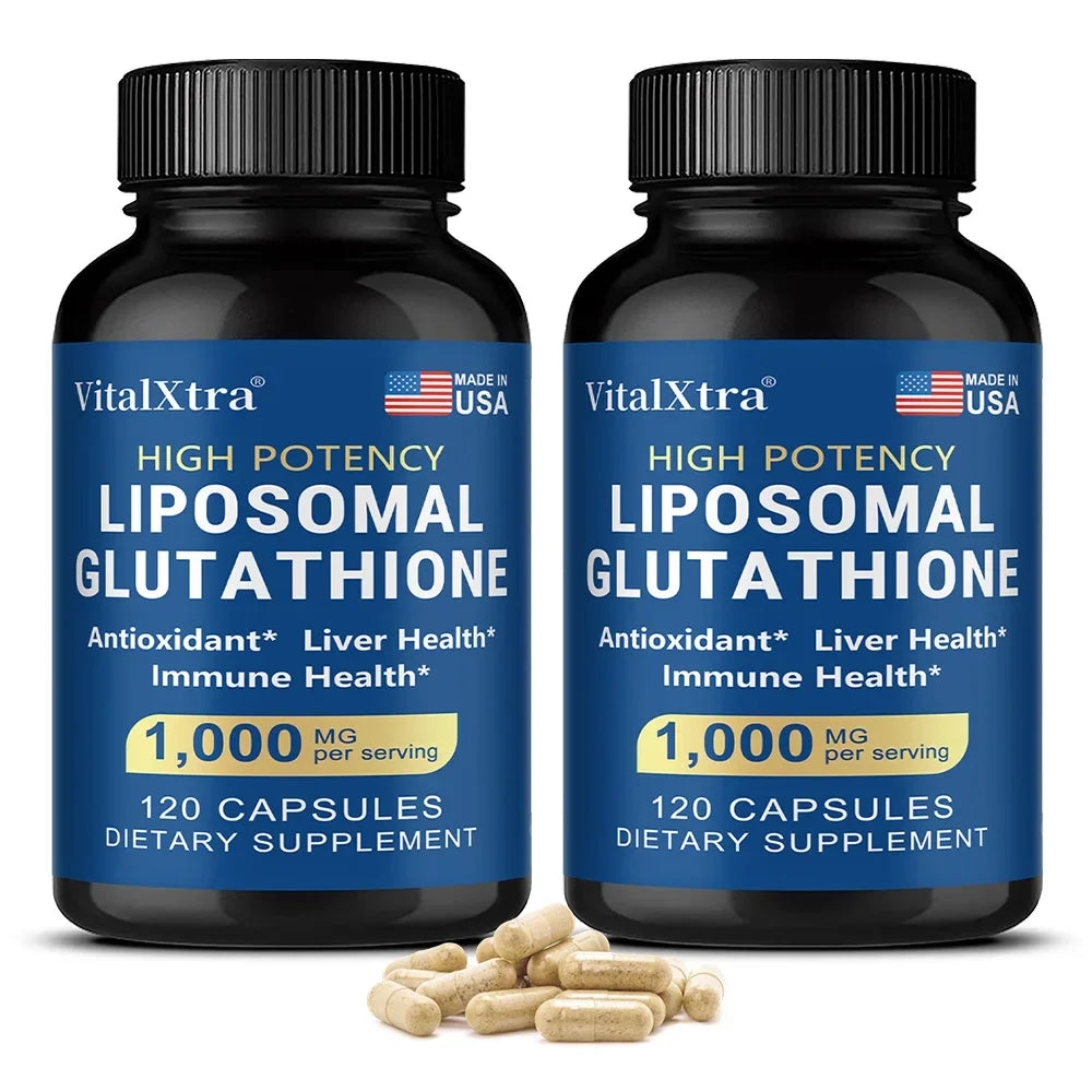 Liposome Glutathione, Supports The Immune System and Cardiovascular Health, Promotes Brain Health, Liver Health
