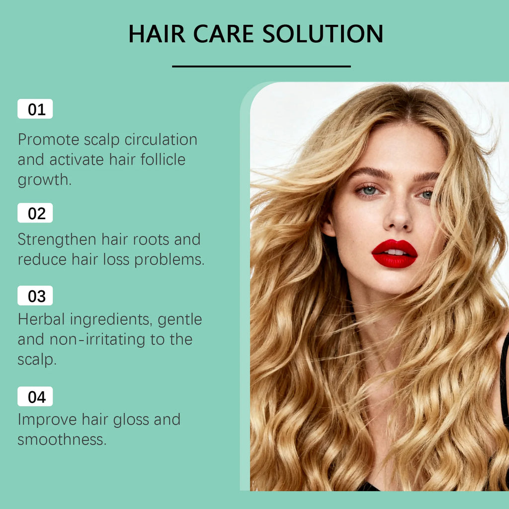 Scalp Nourishment Hair Growth Essence - Nourishing and Protecting, Smooth and Shiny Hair, Daily Scalp Care Ampoule Essence