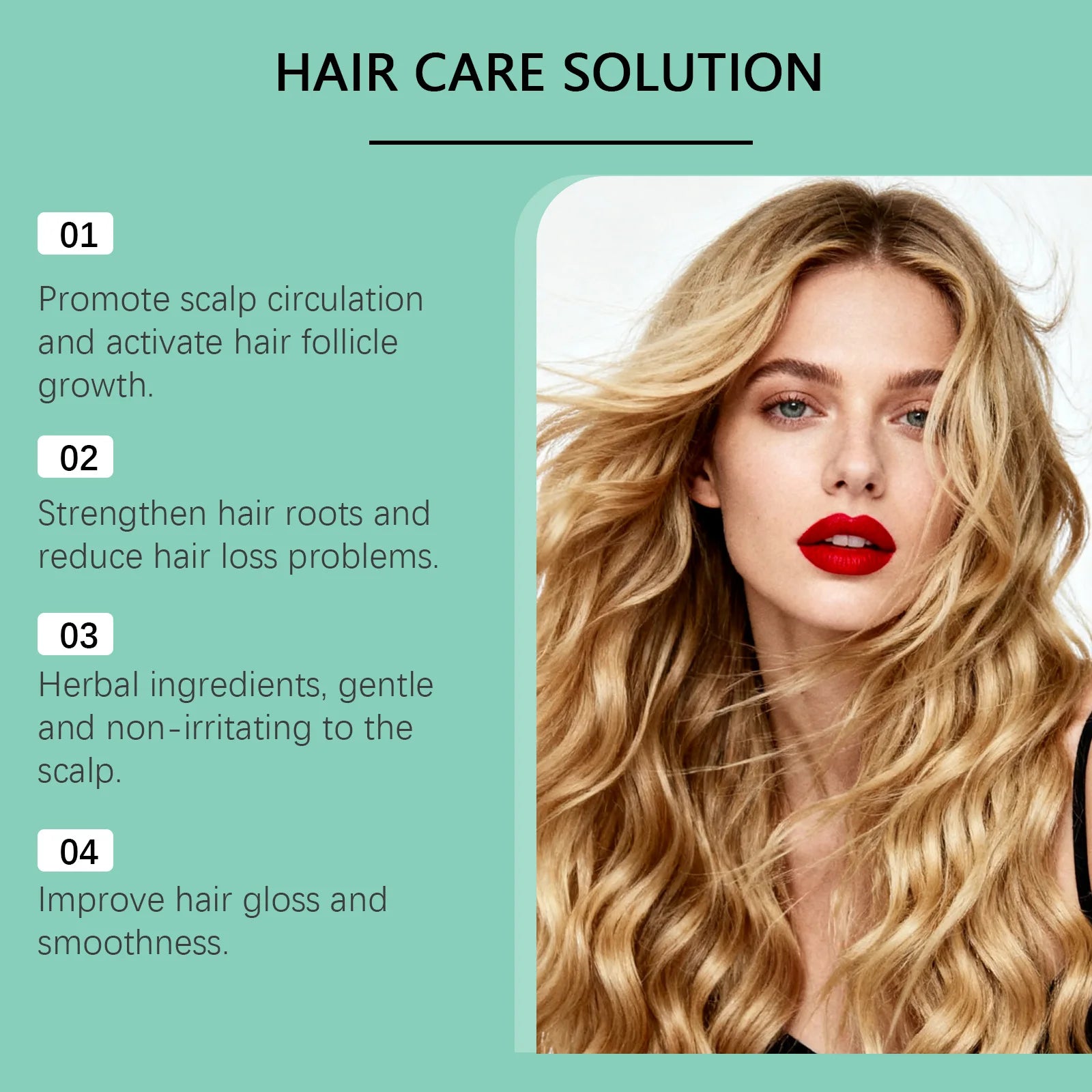 Scalp Nourishment Hair Growth Essence - Nourishing and Protecting, Smooth and Shiny Hair, Daily Scalp Care Ampoule Essence
