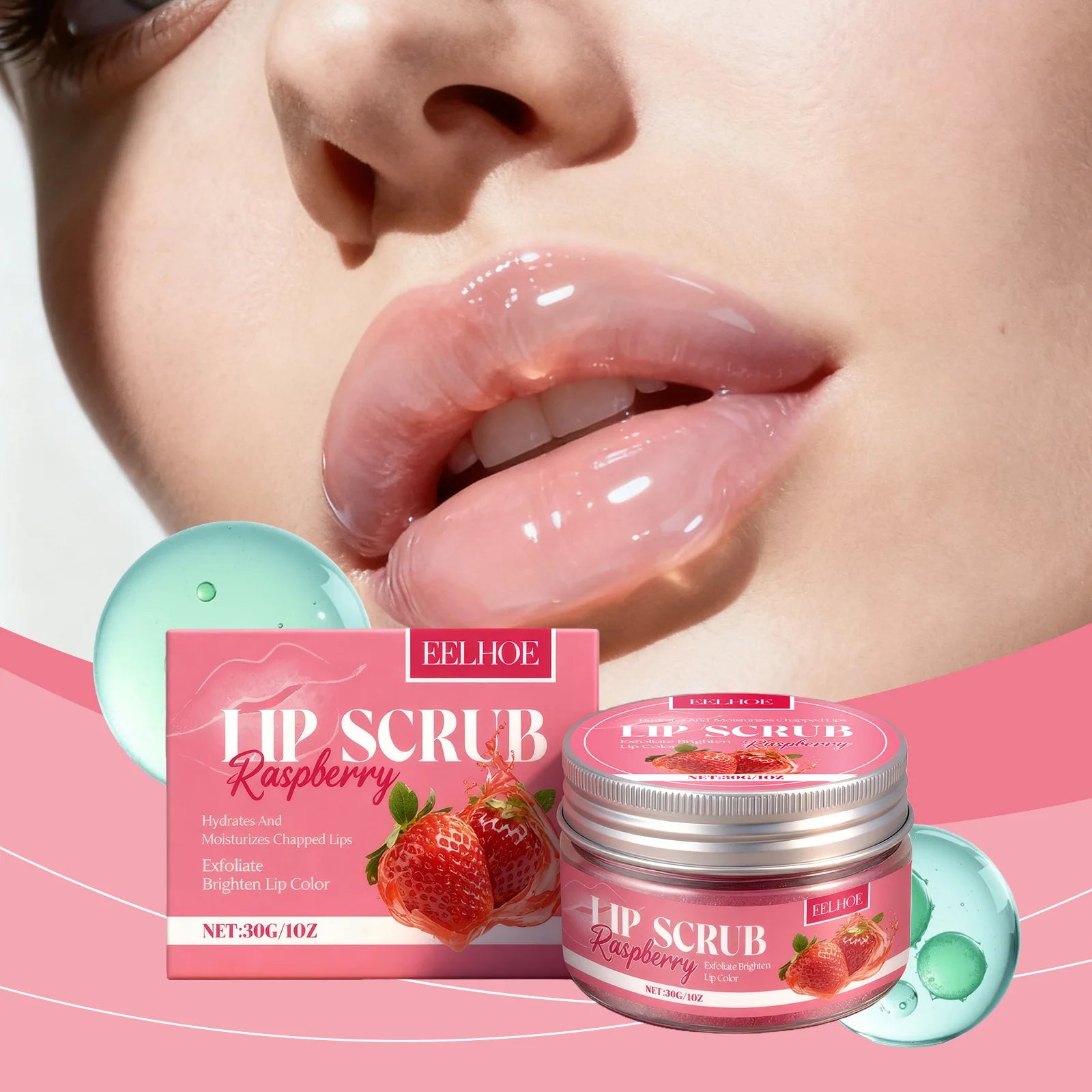 Lip Scrub for Daily Moisturizing, Naturally Plump and Radiant, Soft and Supple Lip Skin That Is Hydrated and Non Sticky
