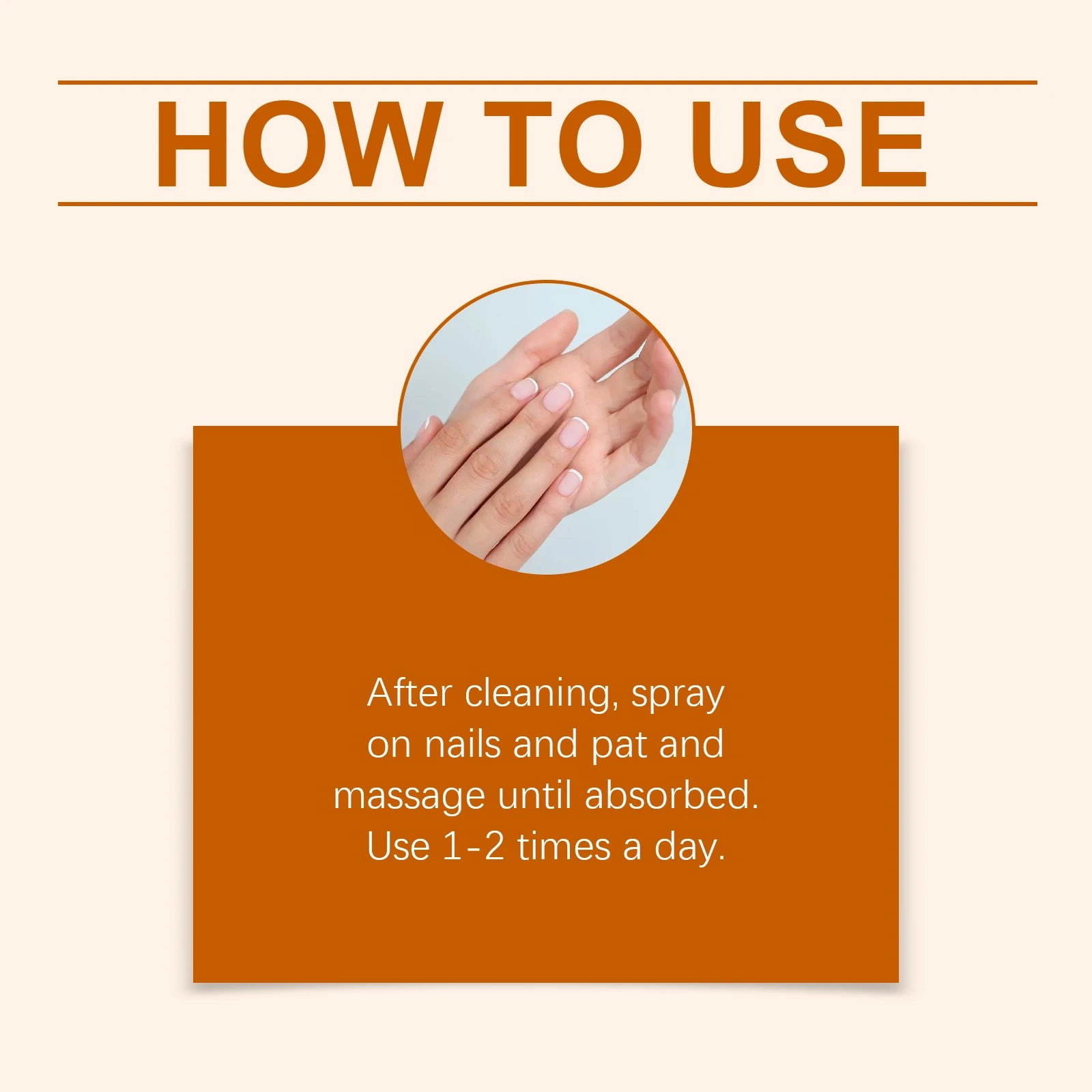 Nail Nourishing Spray Gentle Care for Hands and Feet, Strengthens Nails, Moisturizes, and Softens Cuticles