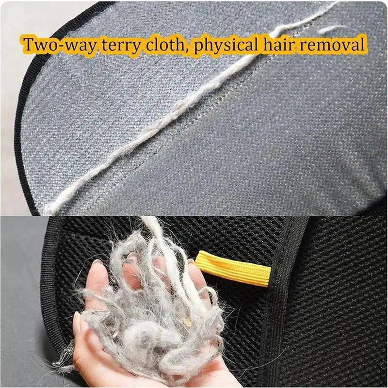 Pet Hair Removal Tool Reusable Static Removal Gloves, Double-Sided Grooming Gloves for Pets, Removes Pet Fur Hair for Carpets