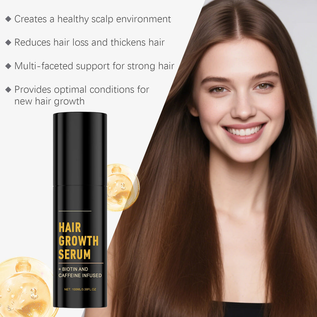 Hair Growth Serum Trengthening Hair Roots Promote Hair Regrowth Anti Hair Loss Nourishing Scalp Repair Hair Care