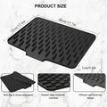 Kitchen Silicone Drain Mat with Built-in Drainage Design, Easy to Clean, Suitable for Countertops, Sinks, Refrigerators