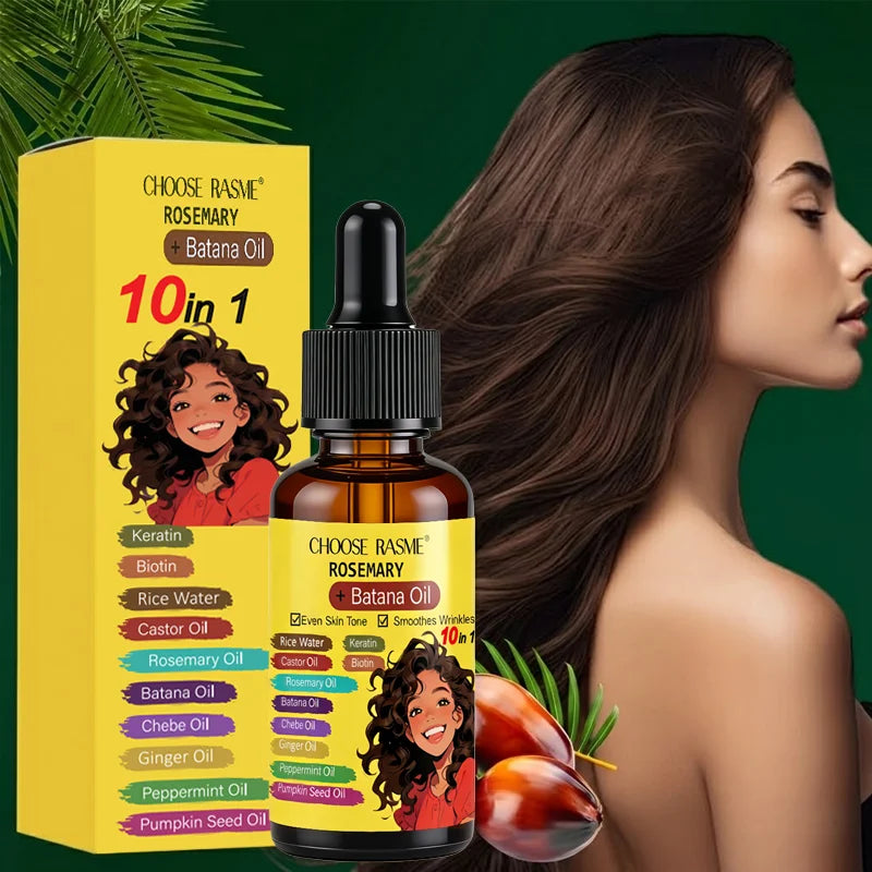 Curly Hair Care Kit, 10-in-1 Curl Cream, Batana Oil Serum & Hair Mask, Nourishing & Defining for Natural Curls
